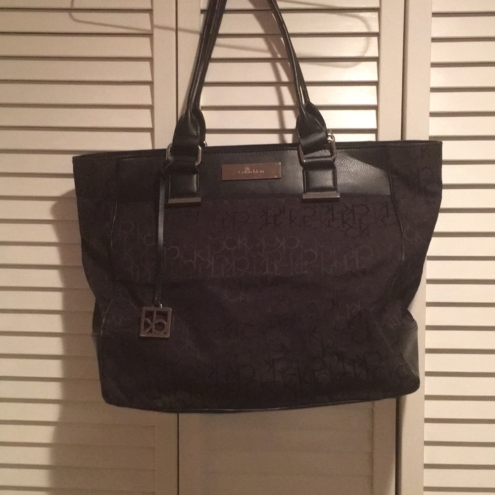 Black Calvin Klein tote bag